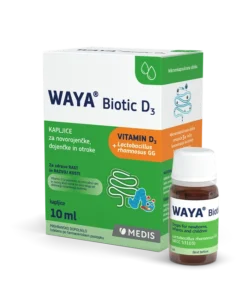 Waya BIOTIC D3 kapljice za novorojenčke, dojenčke in otroke, 10 ml
