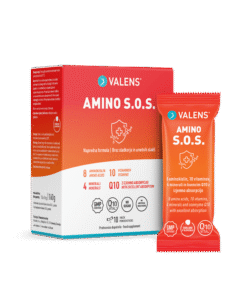 Valens Amino S.O.S., prašek za pripravo napitka, 10 vrečk