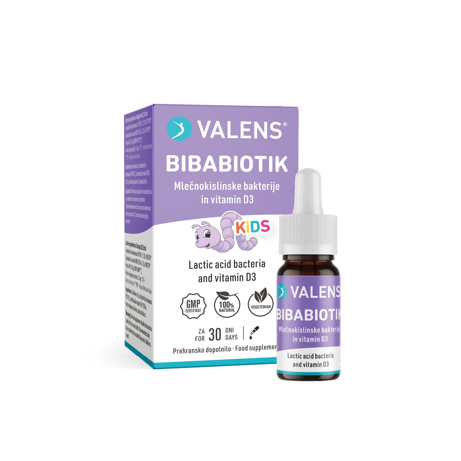 Valens BibaBiotik, kapljice (7,5 ml)