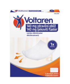 Voltaren 140mg, zdravilni obliž, 5 obližev